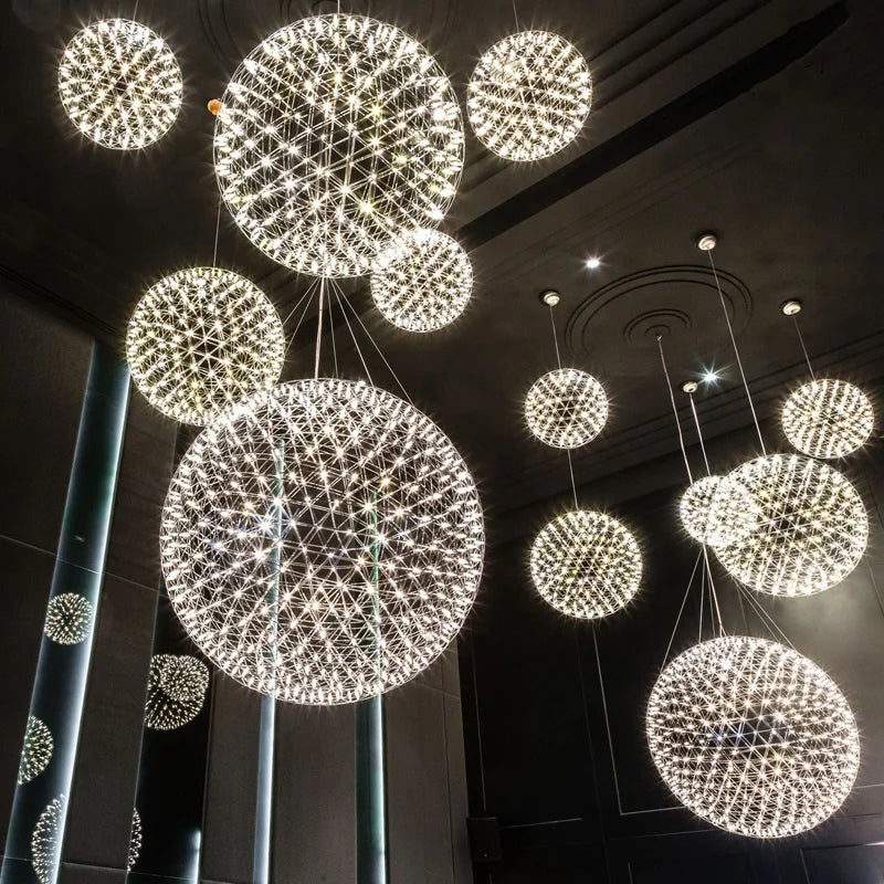 Firework Ball Chandelier