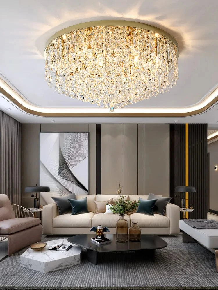 European Modern Crystal LED Chandelier