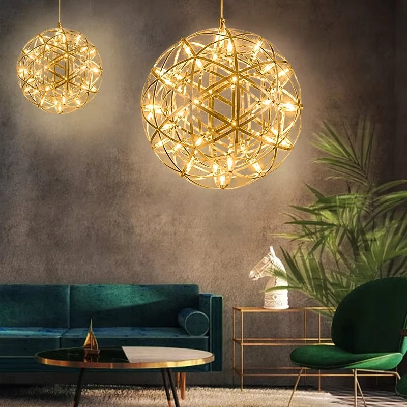 Firework Ball Chandelier