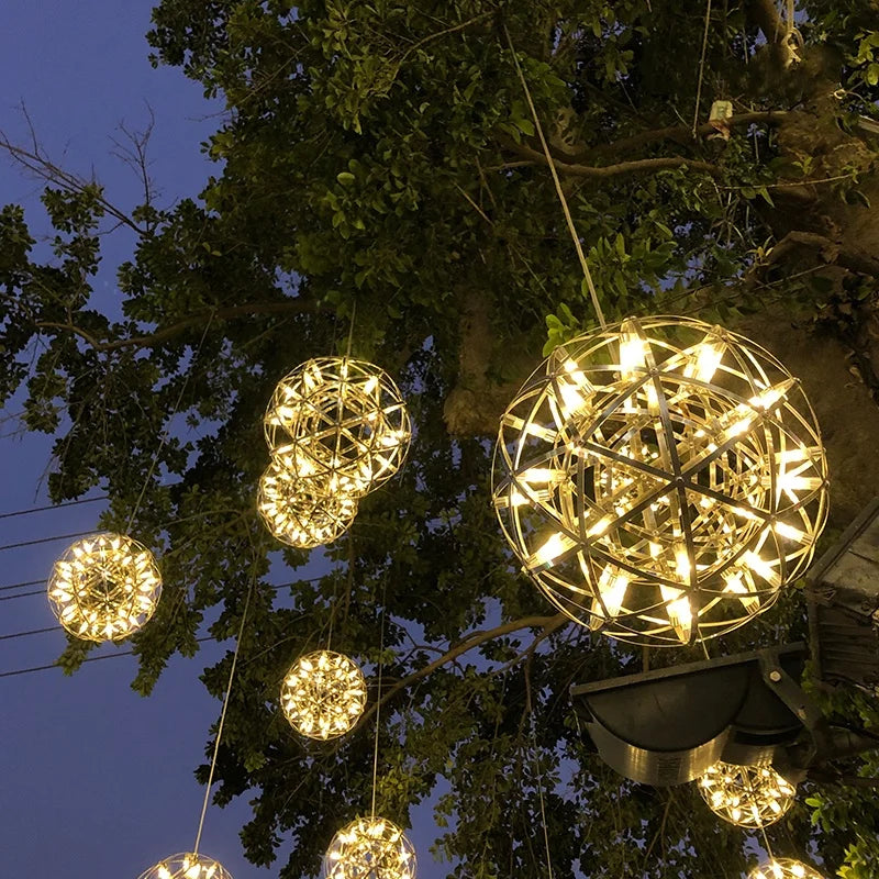 Firework Ball Chandelier