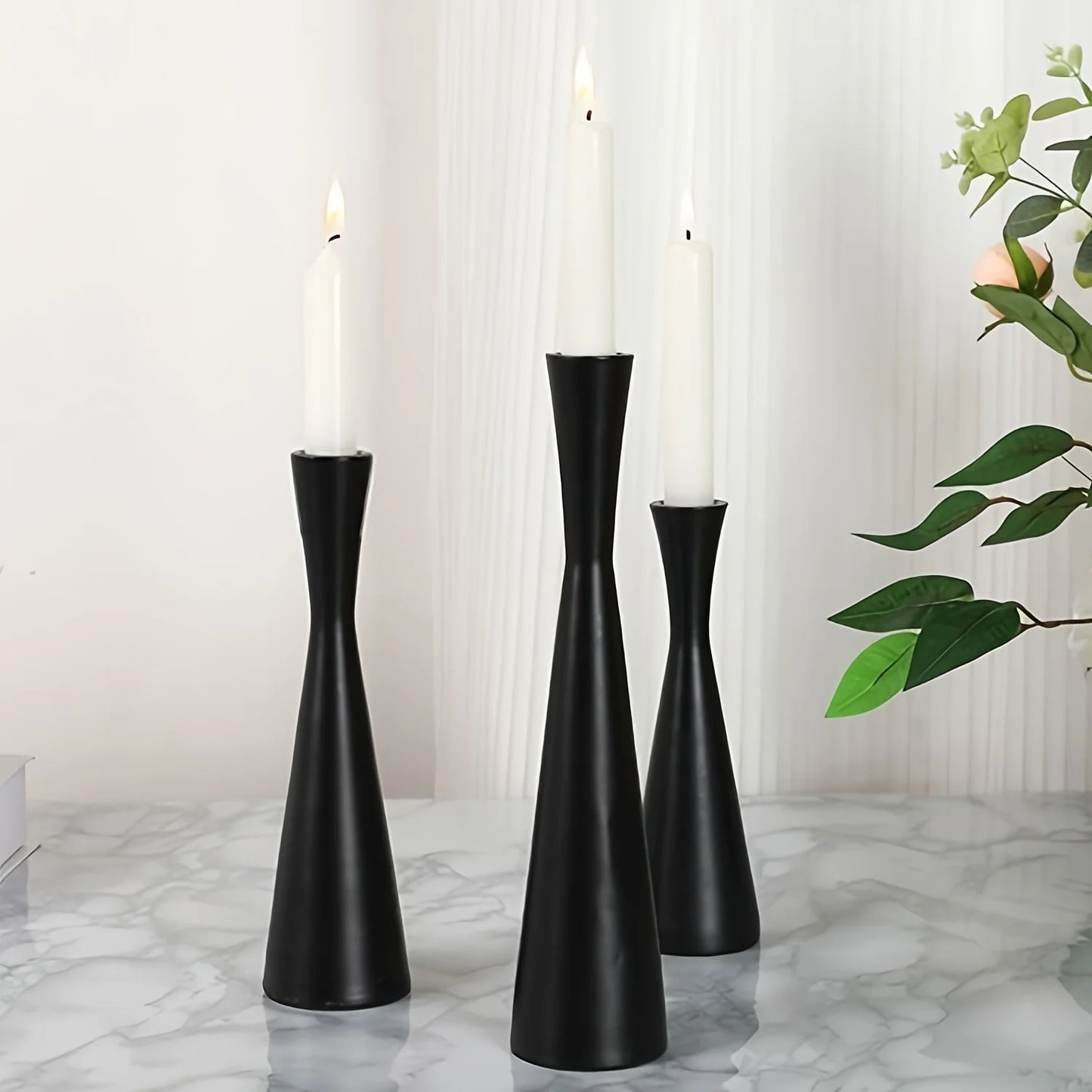 Elegance Trio Candlesticks