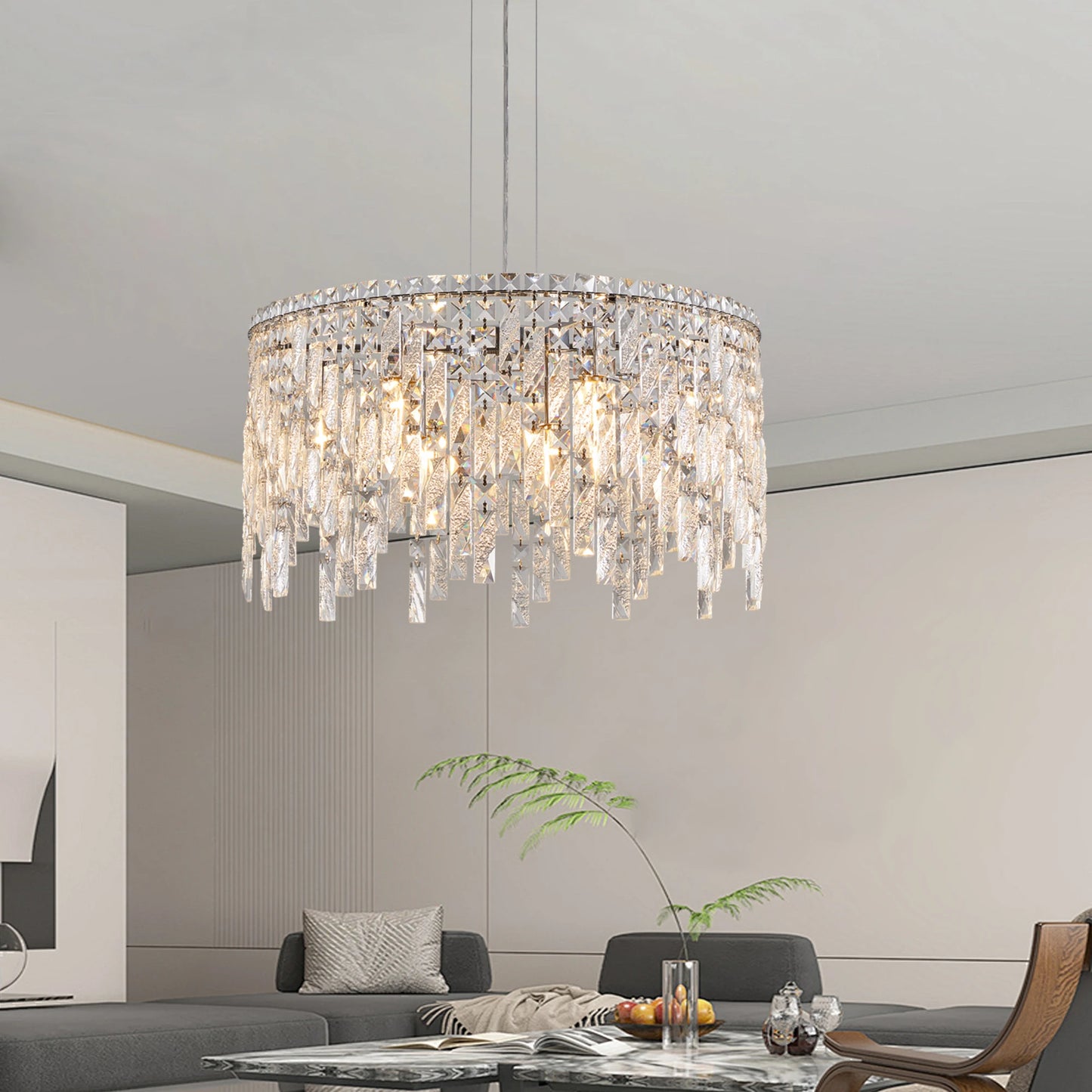 Elegant Crystal Chandelier