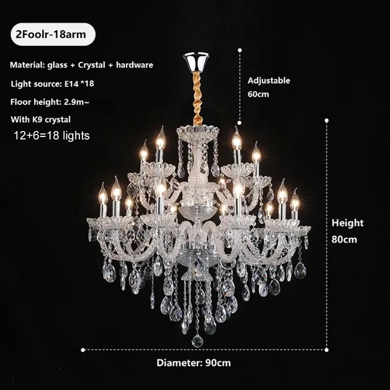 Luxury K9 Crystal Chandelier