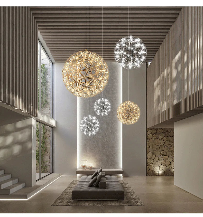 Firework Ball Chandelier