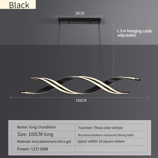 Minimalist LED Chandelier