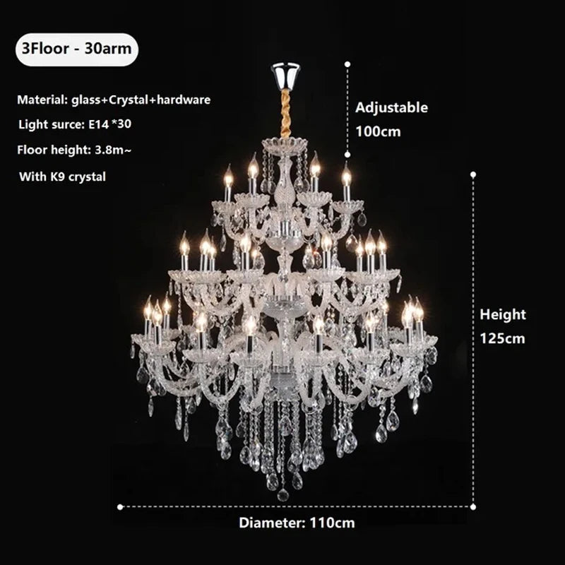 Luxury K9 Crystal Chandelier