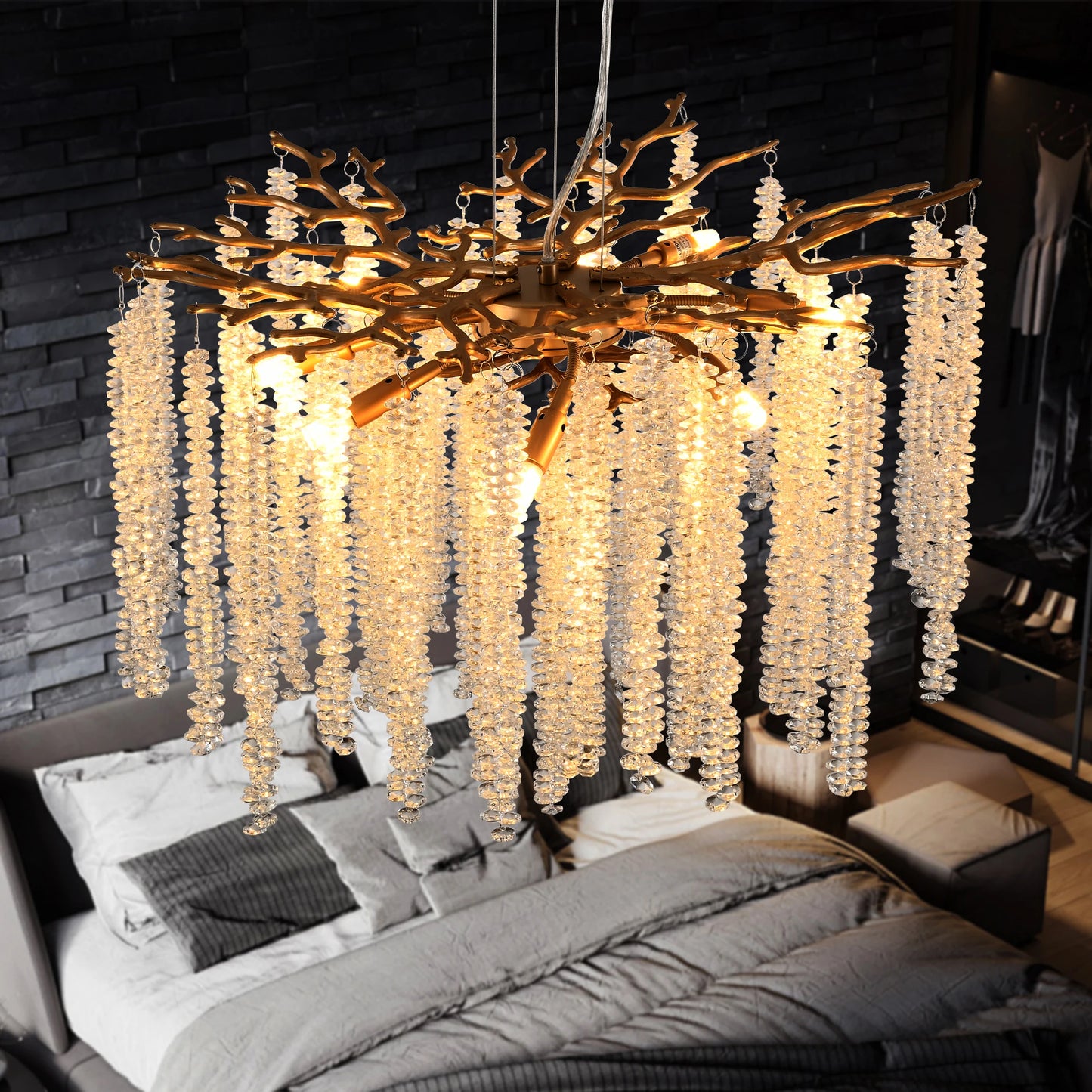 Modern Gold Pendant chandelier