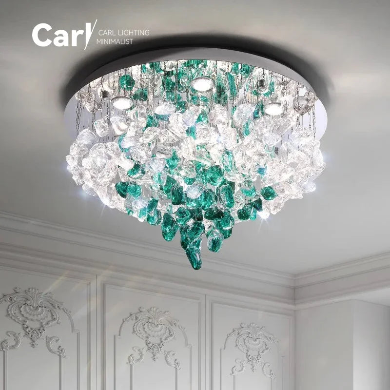 Modern Luxury Glass Crystal Chandelier