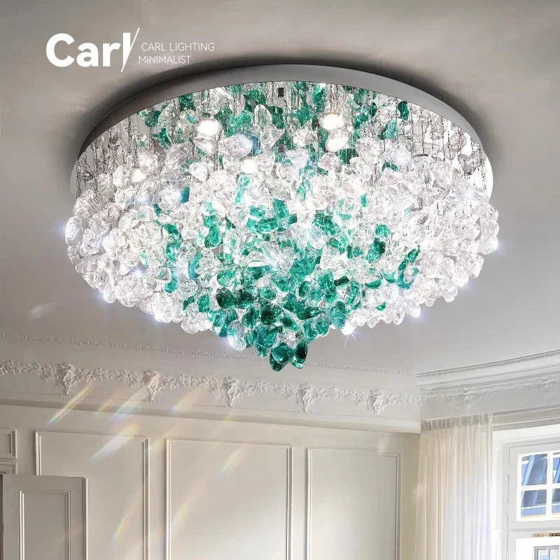 Modern Luxury Glass Crystal Chandelier