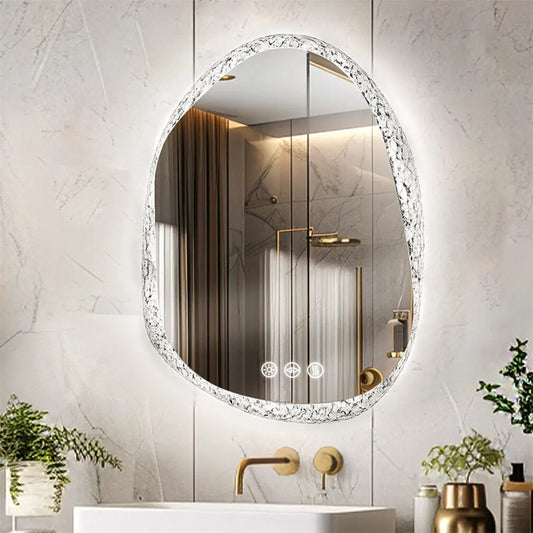 Irregular Stone Texture Mirror