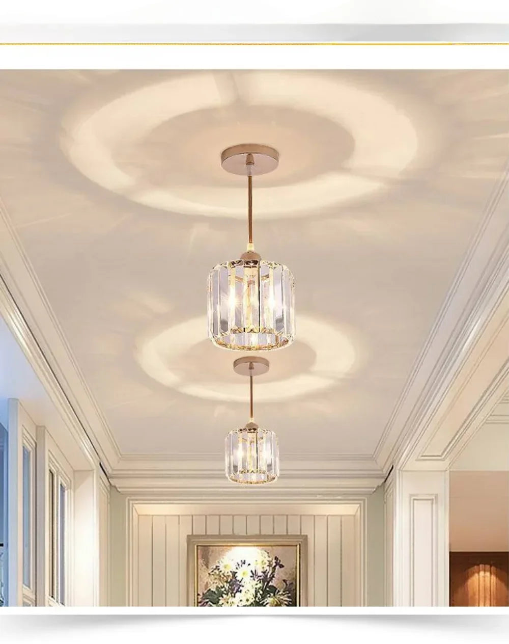 Modern Crystal Led Ceiling Light