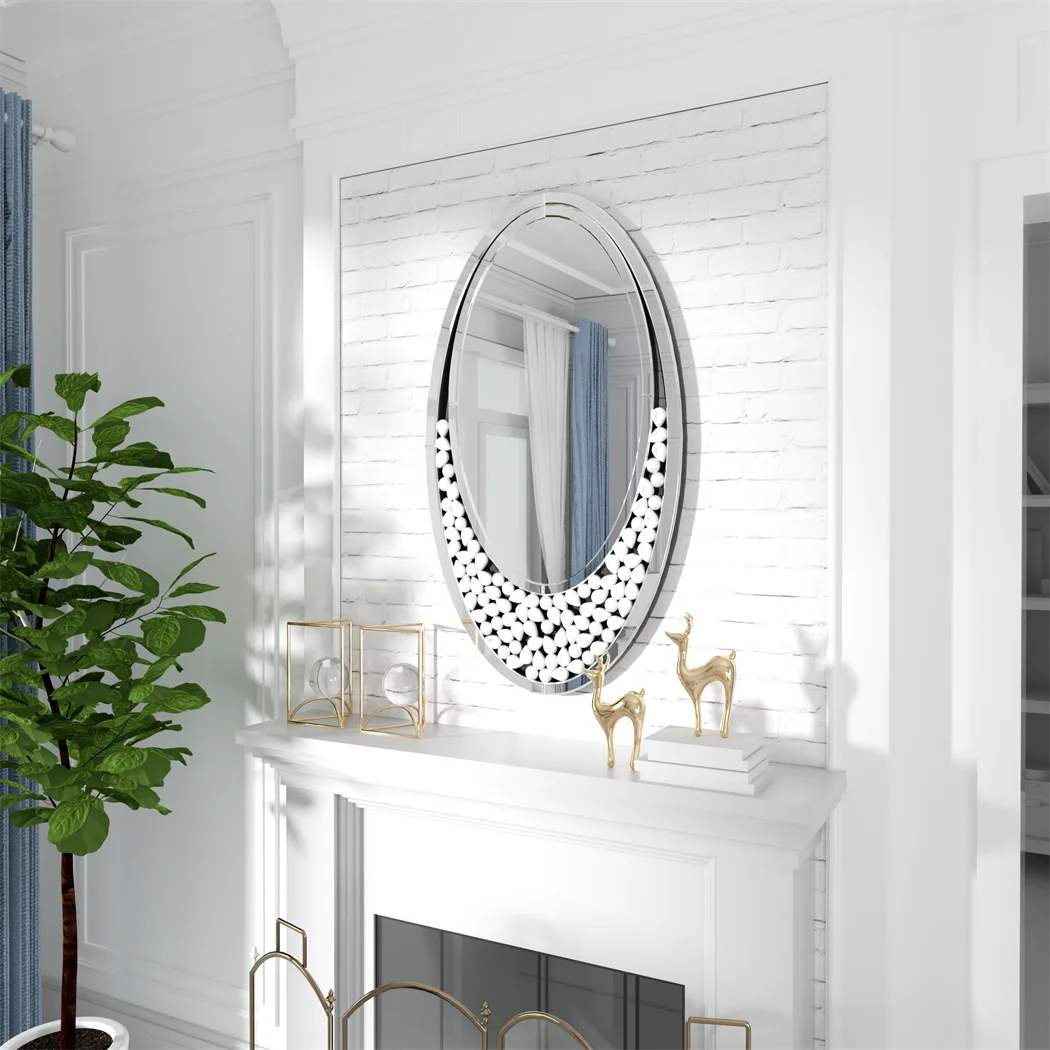 DELAT Dazzling Oval Decor Mirror