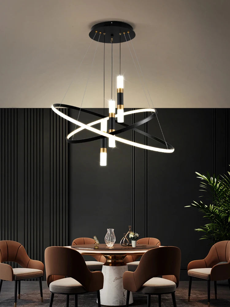 MMN Round LED Chandeliers