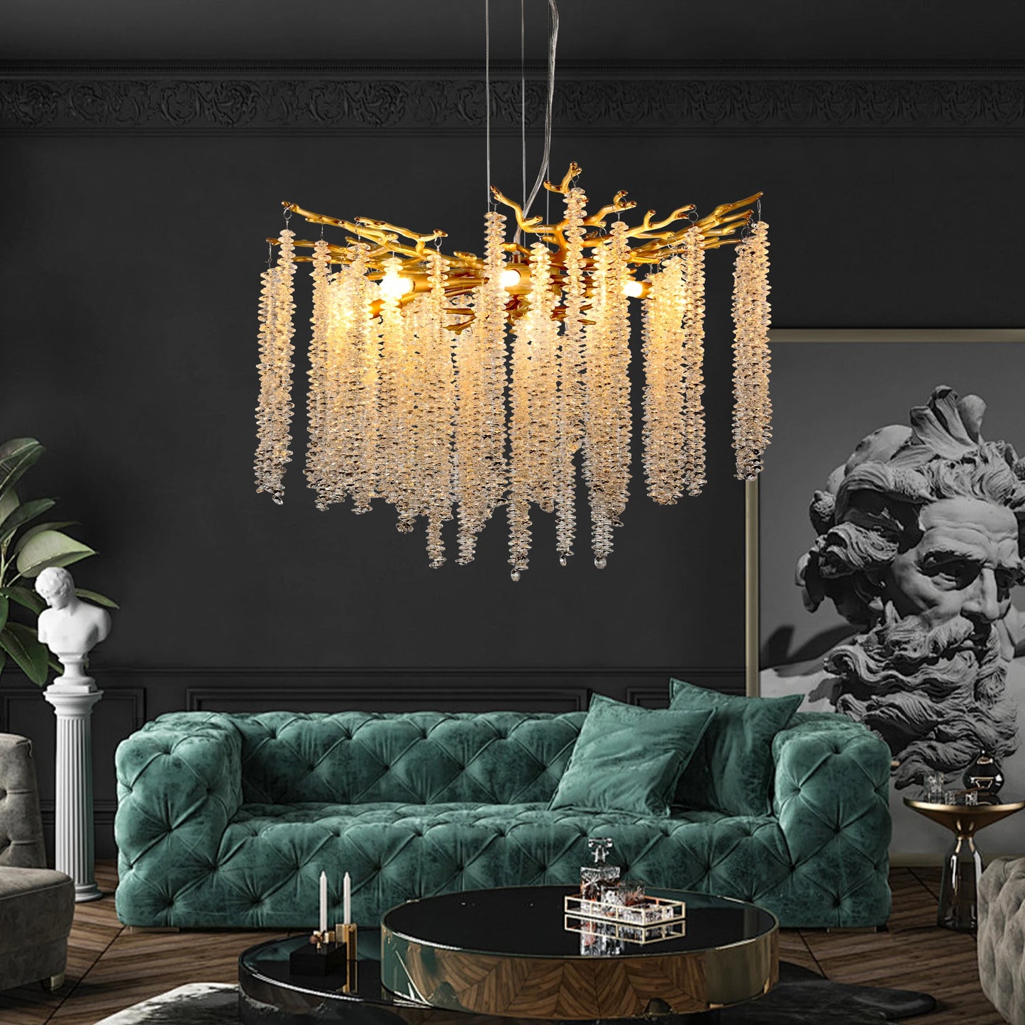 Modern Gold Pendant chandelier