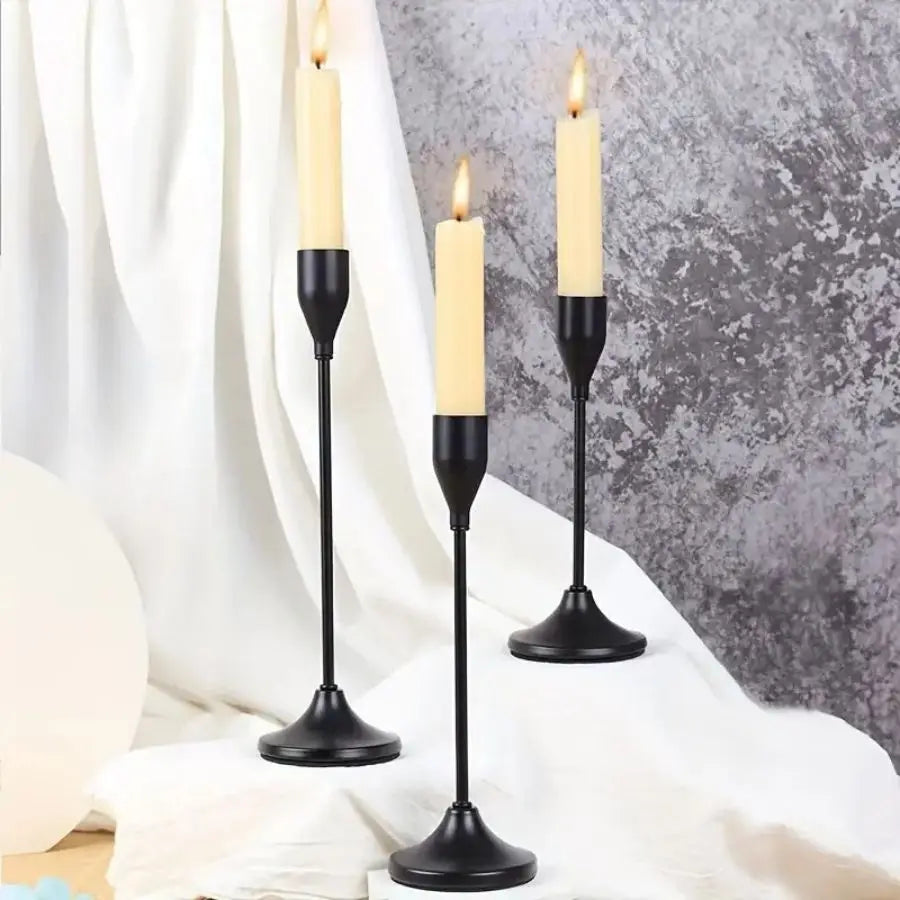 3PC Taper Candle Holders