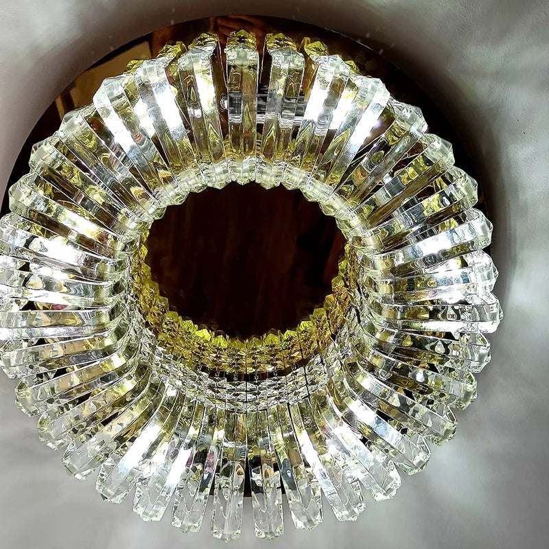 Luxury Modern Crystal Glass Round Ceiling Chandelier