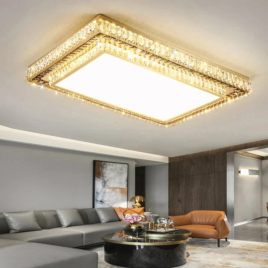 Modern European LED Crystal Ceiling Light