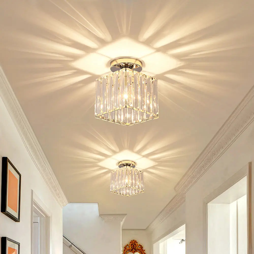 Modern Crystal Led Ceiling Light