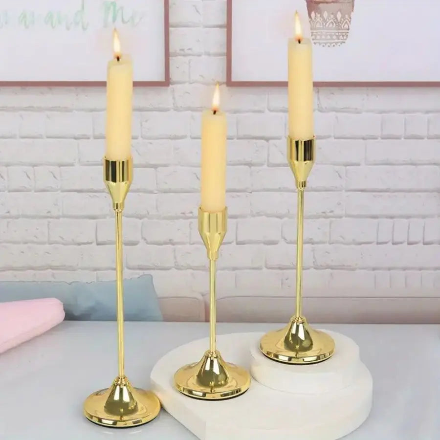 3PC Taper Candle Holders